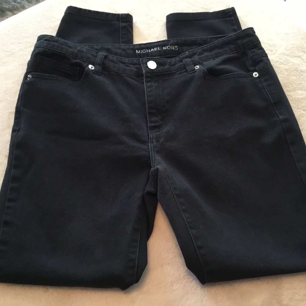 Michael Kors Skinny Black 5-Pocket Jeans - Size 6